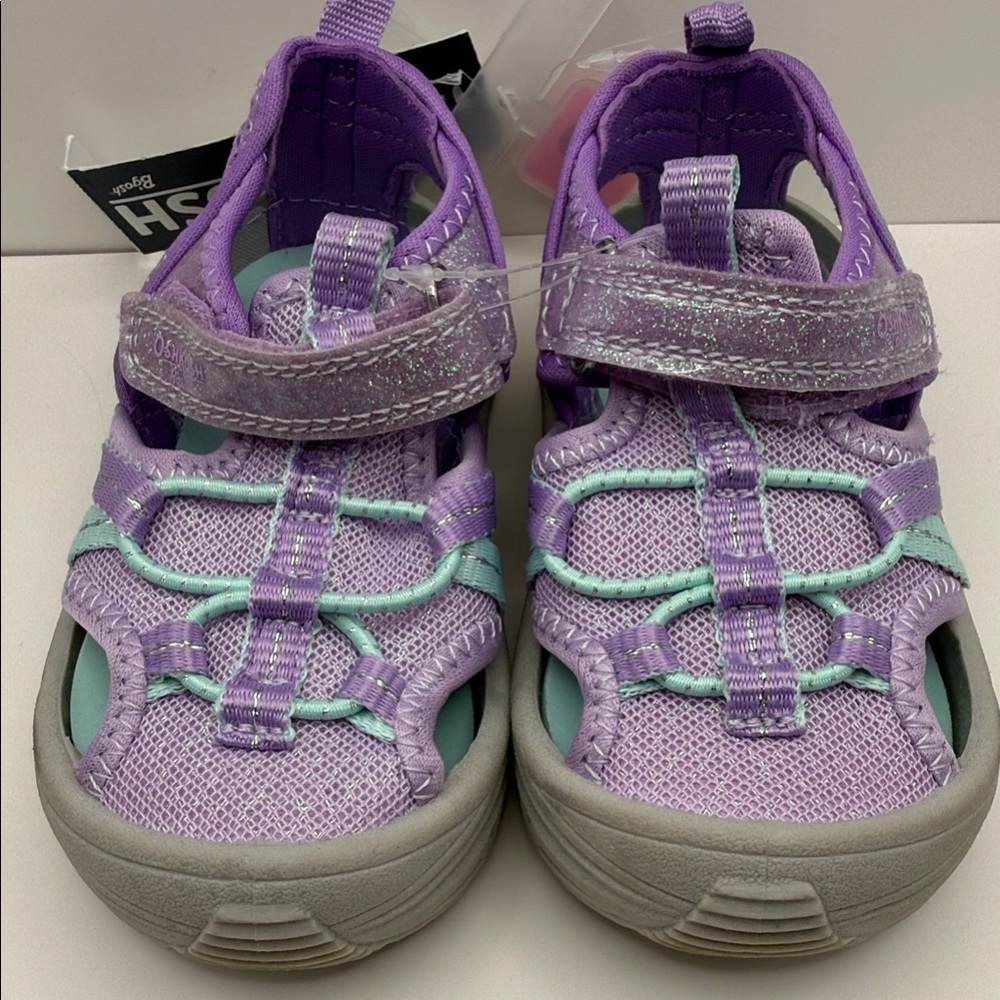 Cat & Jack Lavender and Mint Kids Sandals